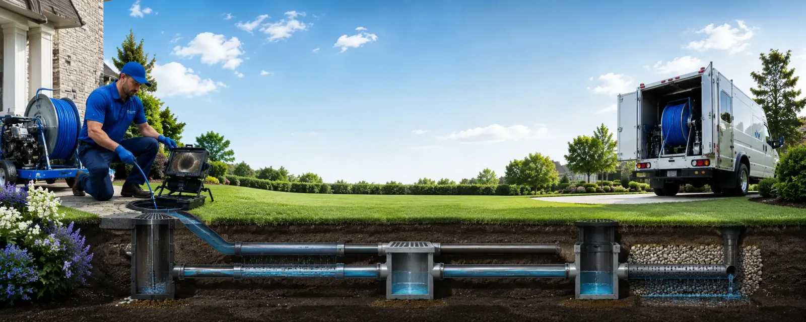 Outdoor drain cleaning information for Nunam Iqua, AK